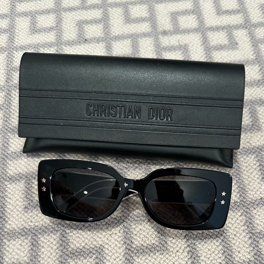 Dior Pacific S1u Black Rectangular Sunglasses - image 2